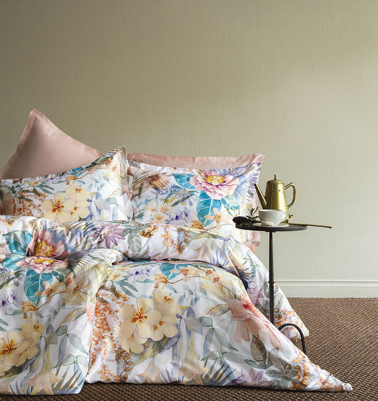 All - in - 1 Satin Duvet Cover Set LUVIA - HomeFashion