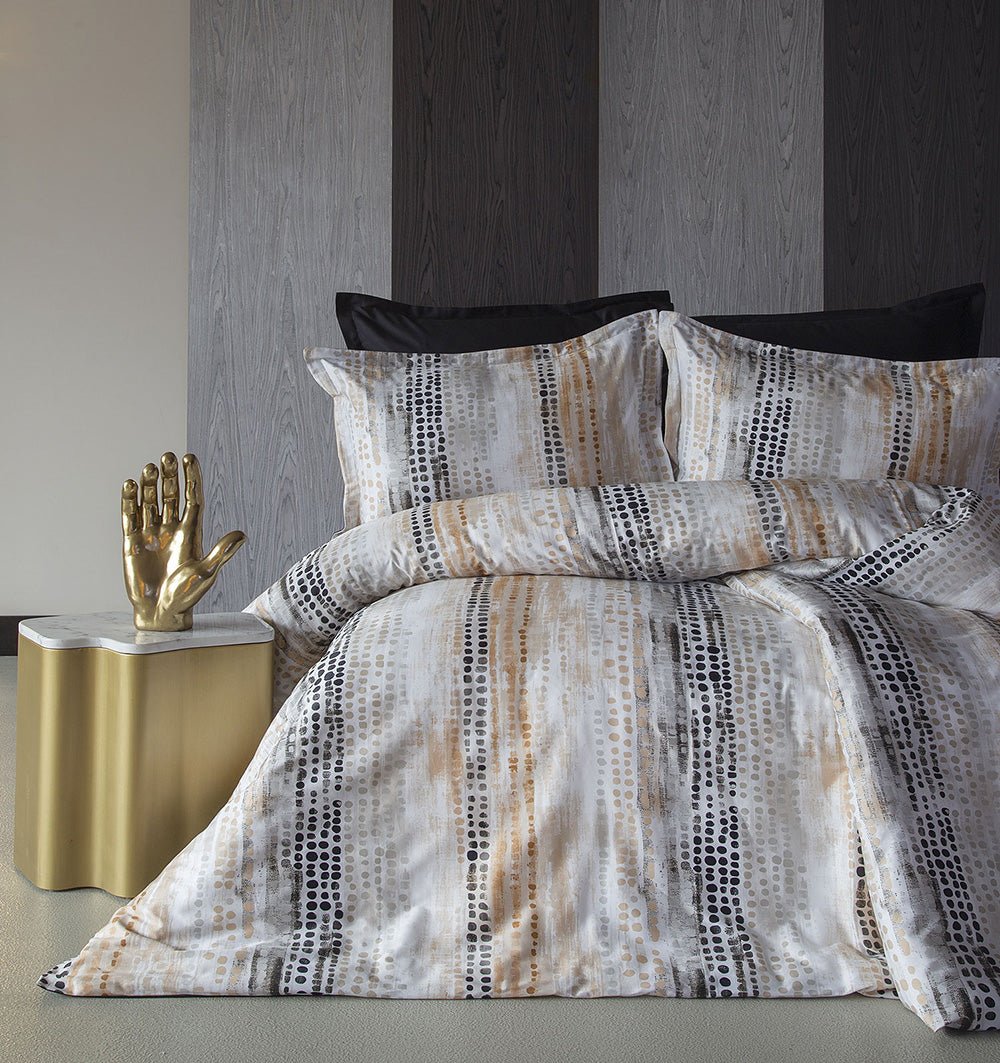 All - in - 1 Satin Duvet Cover Set MATINE - HomeFashion