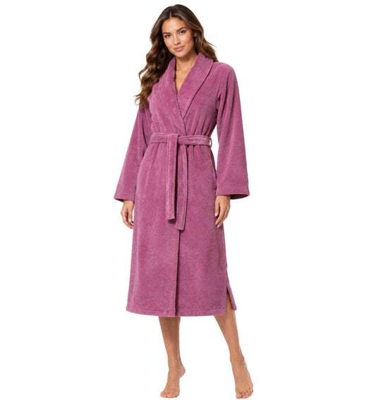 Bamboo bathrobe ANNA OLD ROSE - HomeFashion