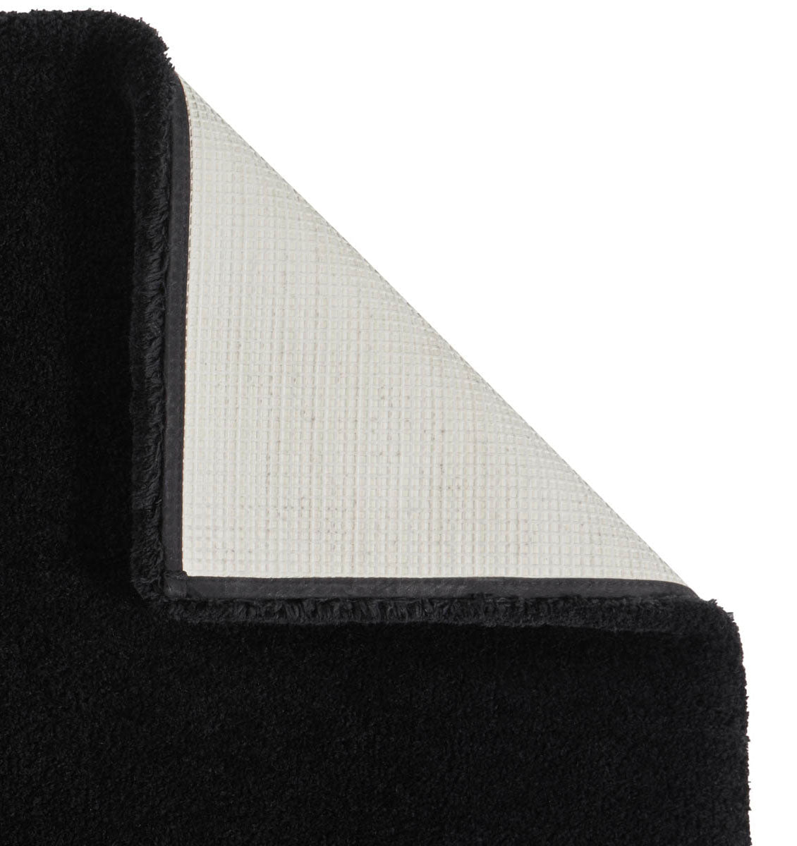 Bath rug MAURO ANTI - SLIP BLACK - HomeFashion