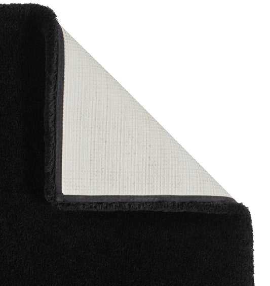 Bath rug MAURO ANTI - SLIP BLACK - HomeFashion