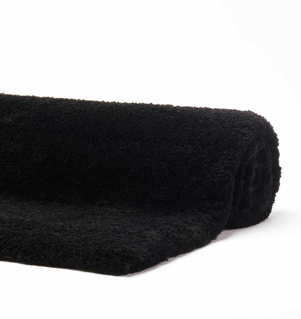 Bath rug MAURO ANTI - SLIP BLACK - HomeFashion