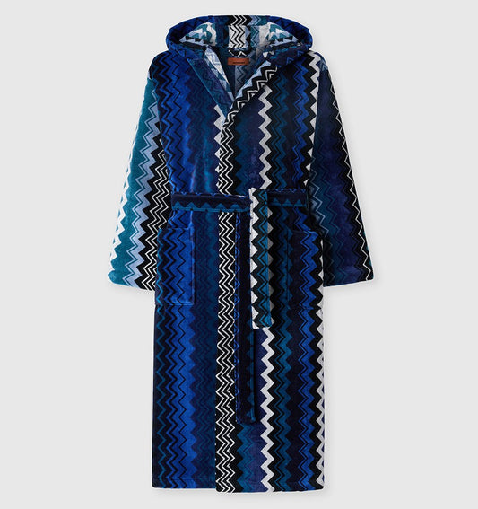 Bathrobe GIACOMO Missoni Home BLUE - HomeFashion