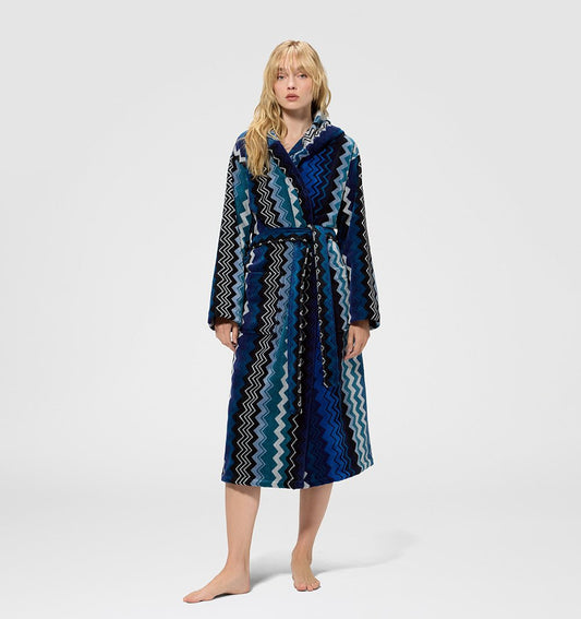 Bathrobe GIACOMO Missoni Home BLUE - HomeFashion
