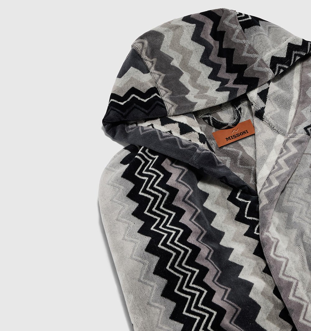 Bathrobe GIACOMO Missoni Home GREY - HomeFashion