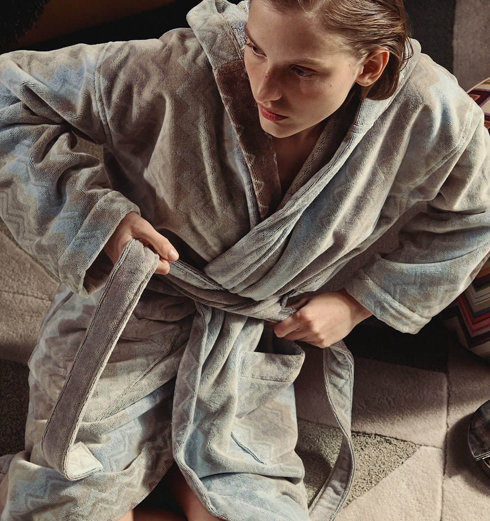 Bathrobe GIACOMO Missoni Home natural - HomeFashion