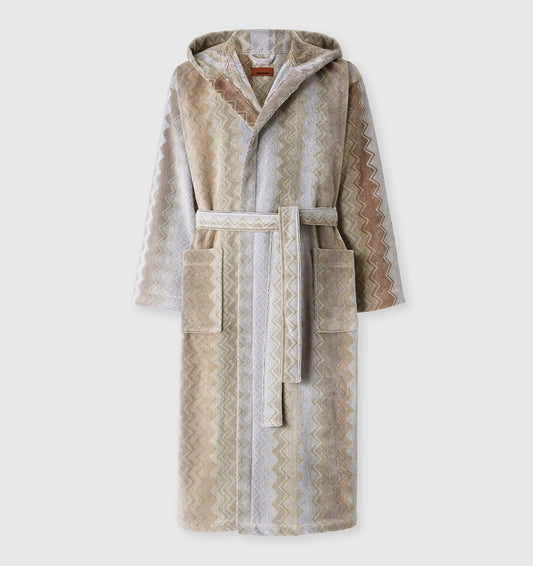 Bathrobe GIACOMO Missoni Home natural - HomeFashion
