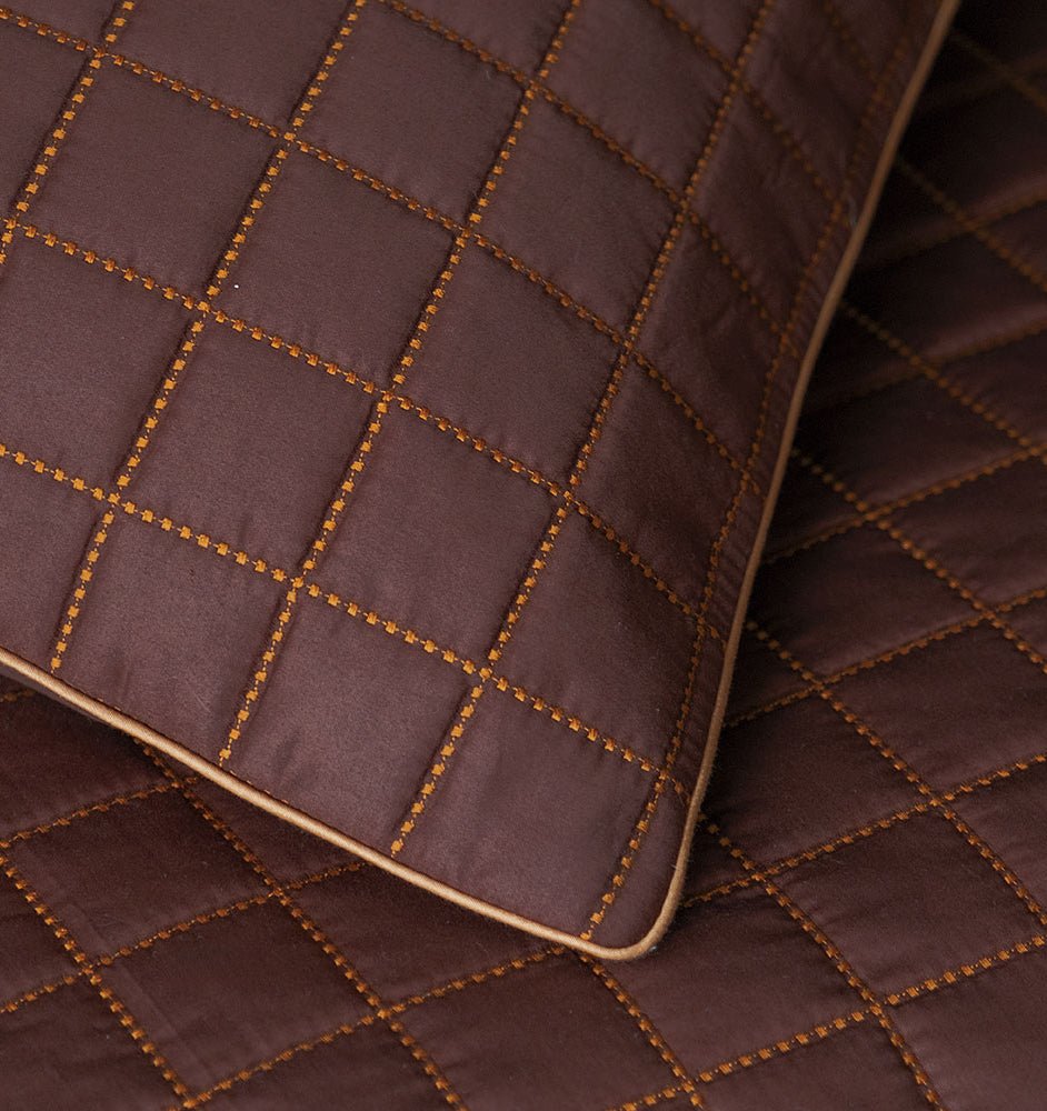 Bedspread BOLIGIA BROWN with pillowcases - HomeFashion