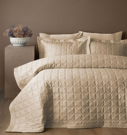 Bedspread CARNELLO BEIGE - HomeFashion