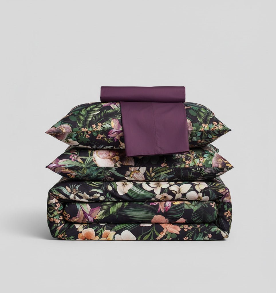 Cupro Silk Duvet Cover Set OLIEDA - HomeFashion