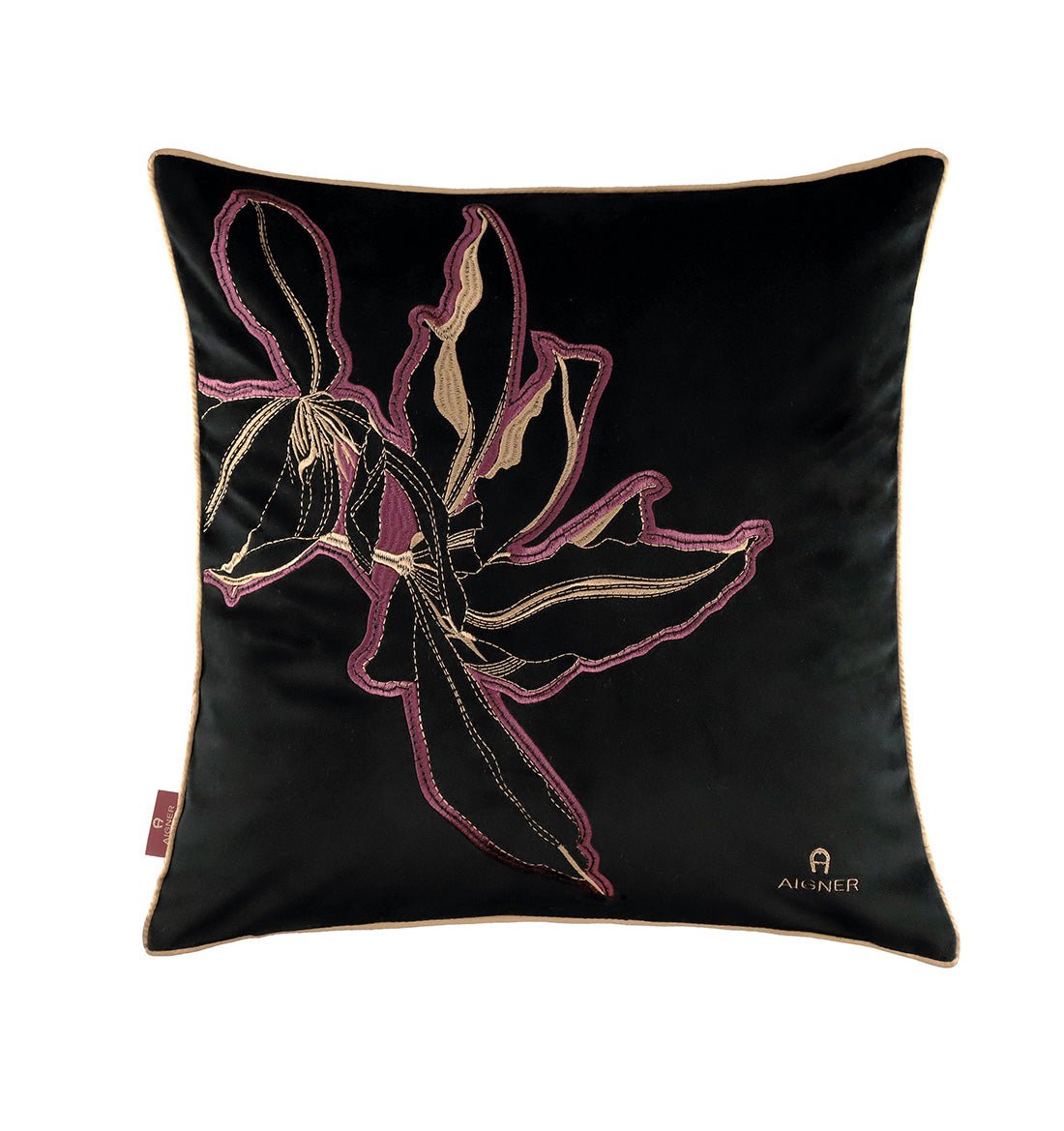 Cushion cover ORCHID BLACK AIGNER - HomeFashion