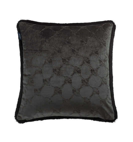 Decorative cushion JOOP! SMOOTH FAUX FUR GREY - HomeFashion