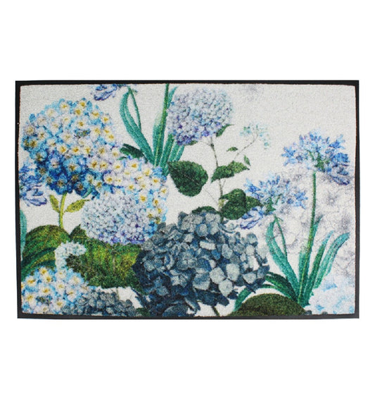 Decorative rug BLUE HORTENSIA - HomeFashion