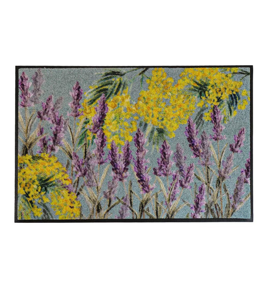 Decorative rug LAVENDER AND PURPLE MIMOSA - HomeFashion