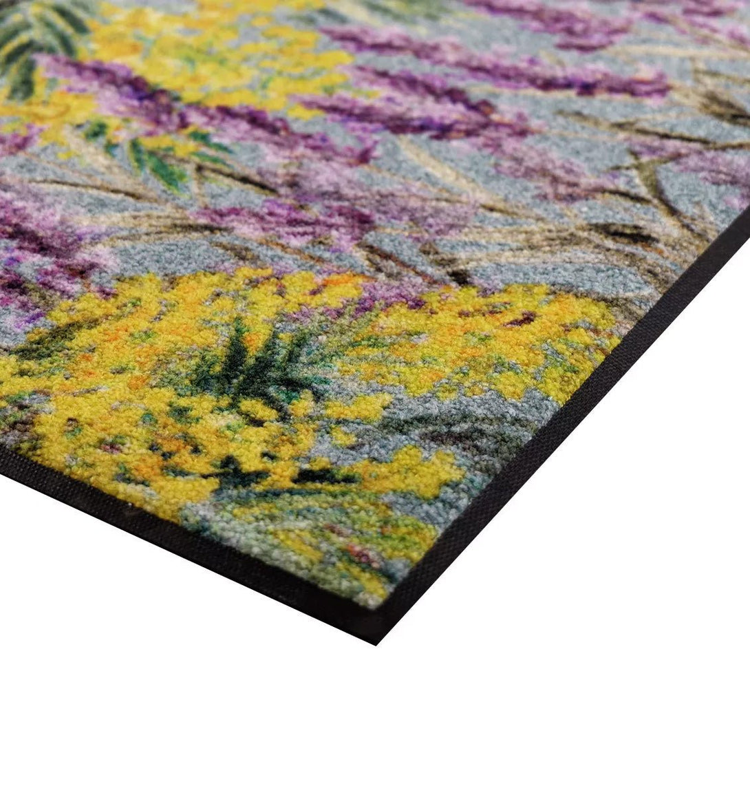 Decorative rug LAVENDER AND PURPLE MIMOSA - HomeFashion