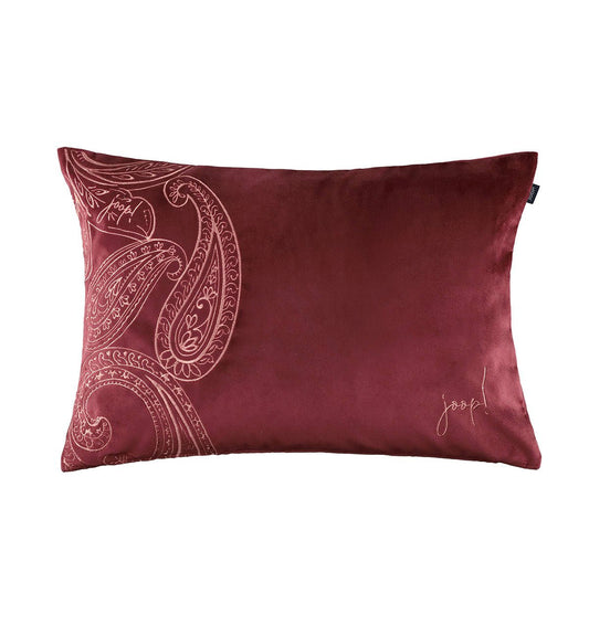 Decorative velour cushion JOOP! PAISLEY ROUGE - HomeFashion