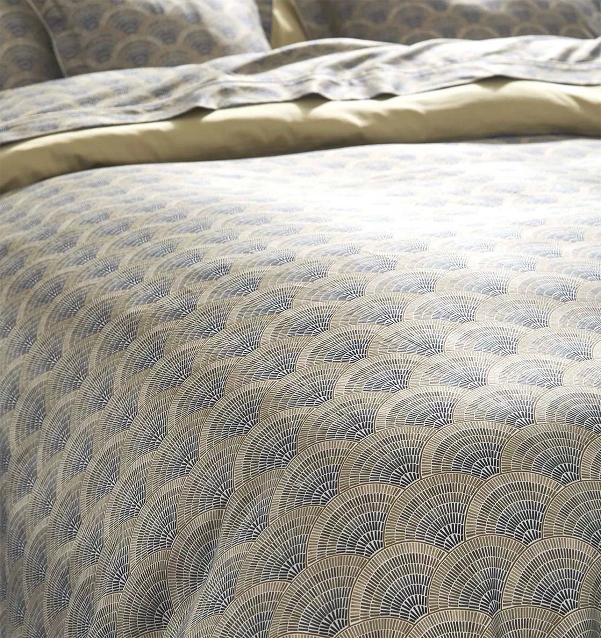 Duvet cover EVENTAILS ARGILE - HomeFashion