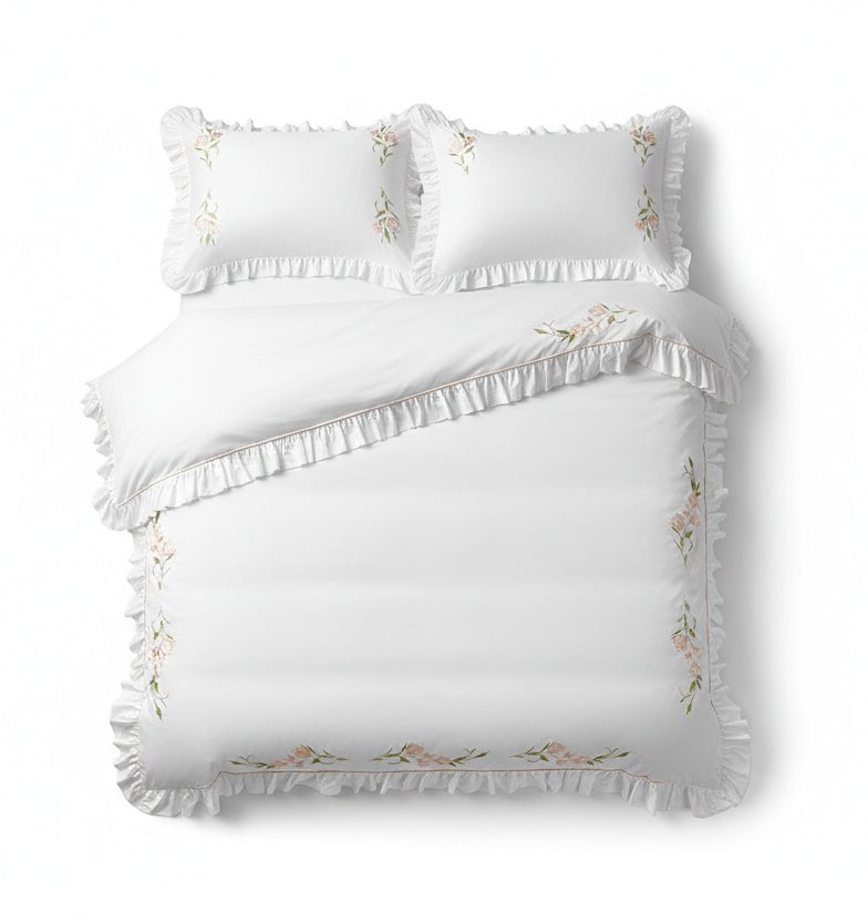 Embroidery Tencel Duvet Cover Set BOVARY - HomeFashion