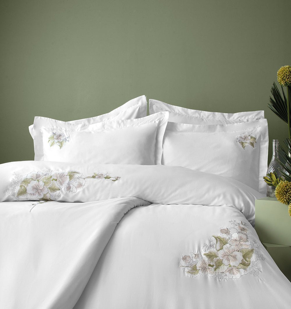 Embroidery Tencel Duvet Cover Set CHRISTO - HomeFashion