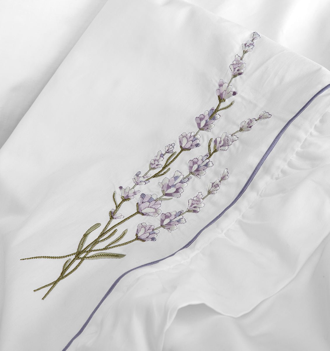 Embroidery Tencel Duvet Cover Set LAVANDA - HomeFashion