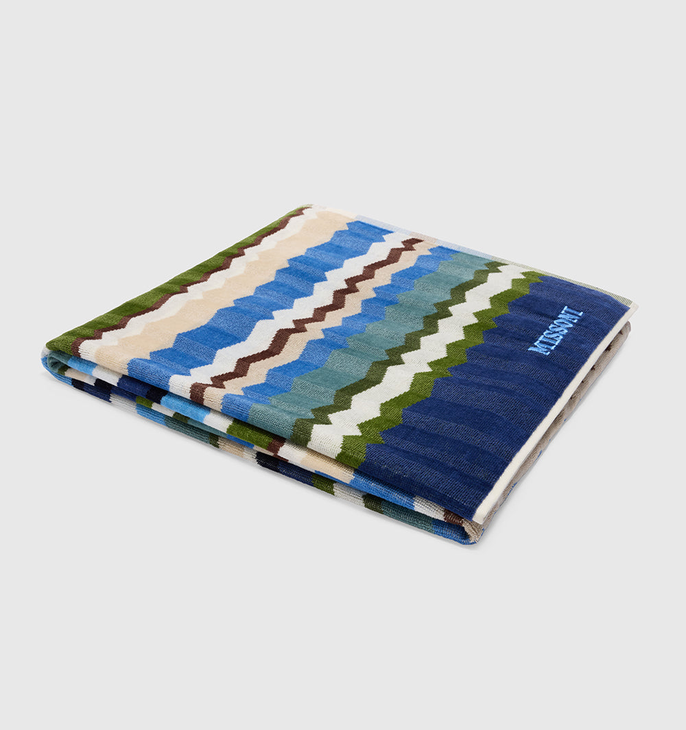 Bath towel EVA TURQUOISE MISSONI HOME