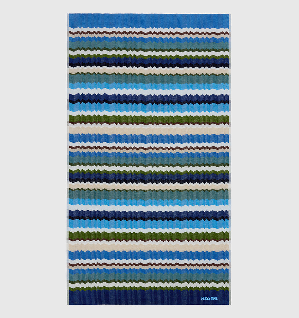 Bath towel EVA TURQUOISE MISSONI HOME