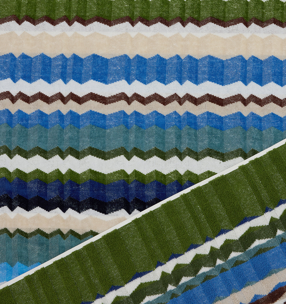 Bath towel EVA TURQUOISE MISSONI HOME