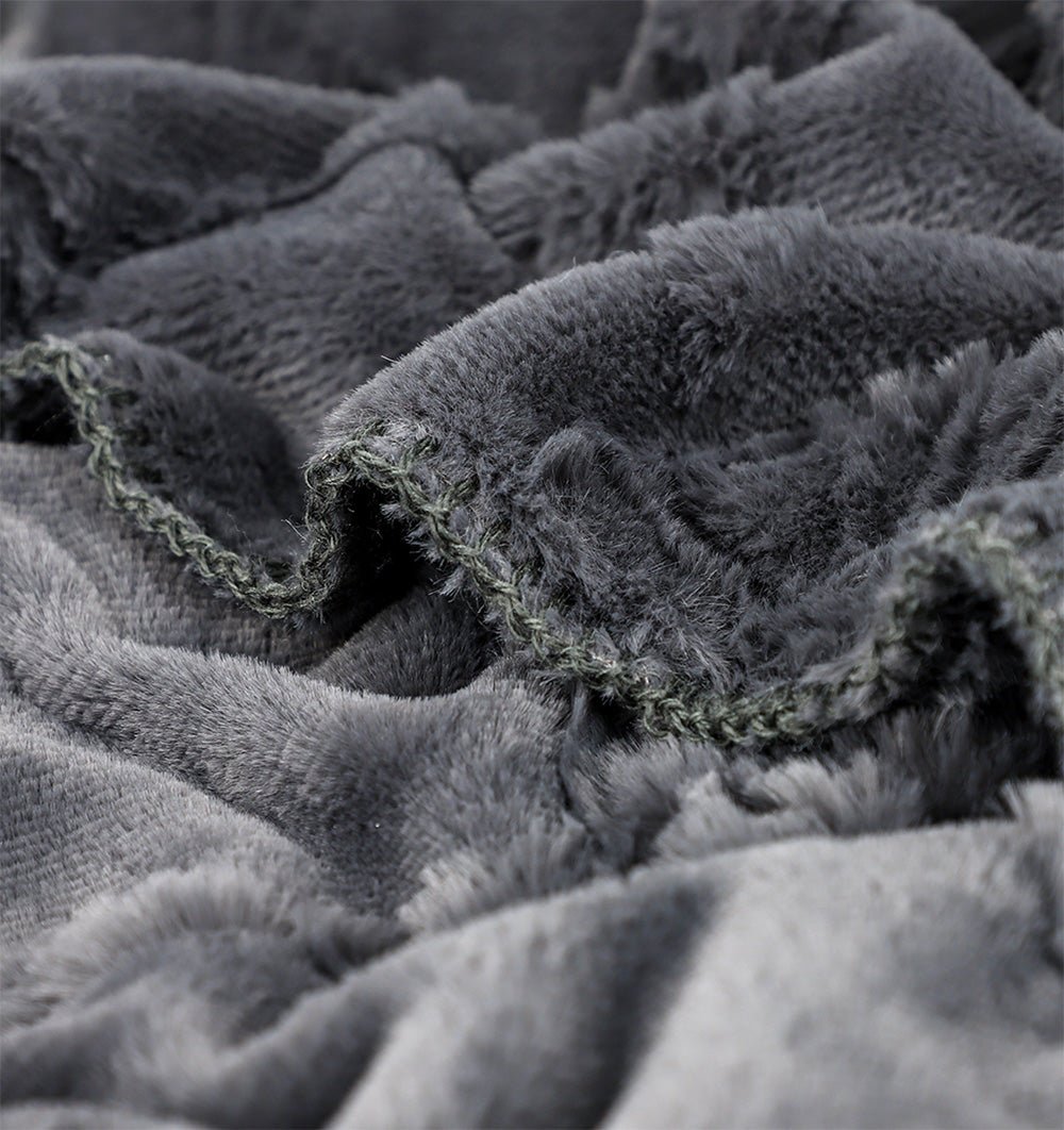 Fleece Plaid JOOP! SUBLIME GREY - HomeFashion