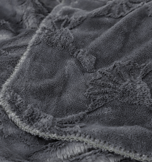 Fleece Plaid JOOP! SUBLIME GREY - HomeFashion