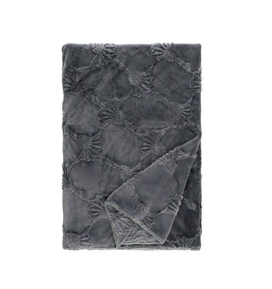 Fleece Plaid JOOP! SUBLIME GREY - HomeFashion