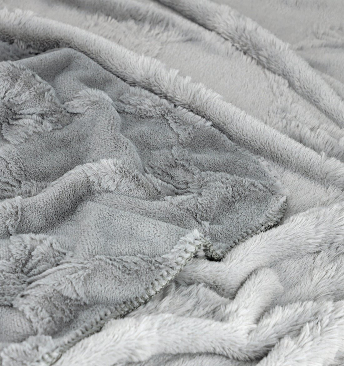 Fleece Plaid JOOP! SUBLIME SILVER - HomeFashion