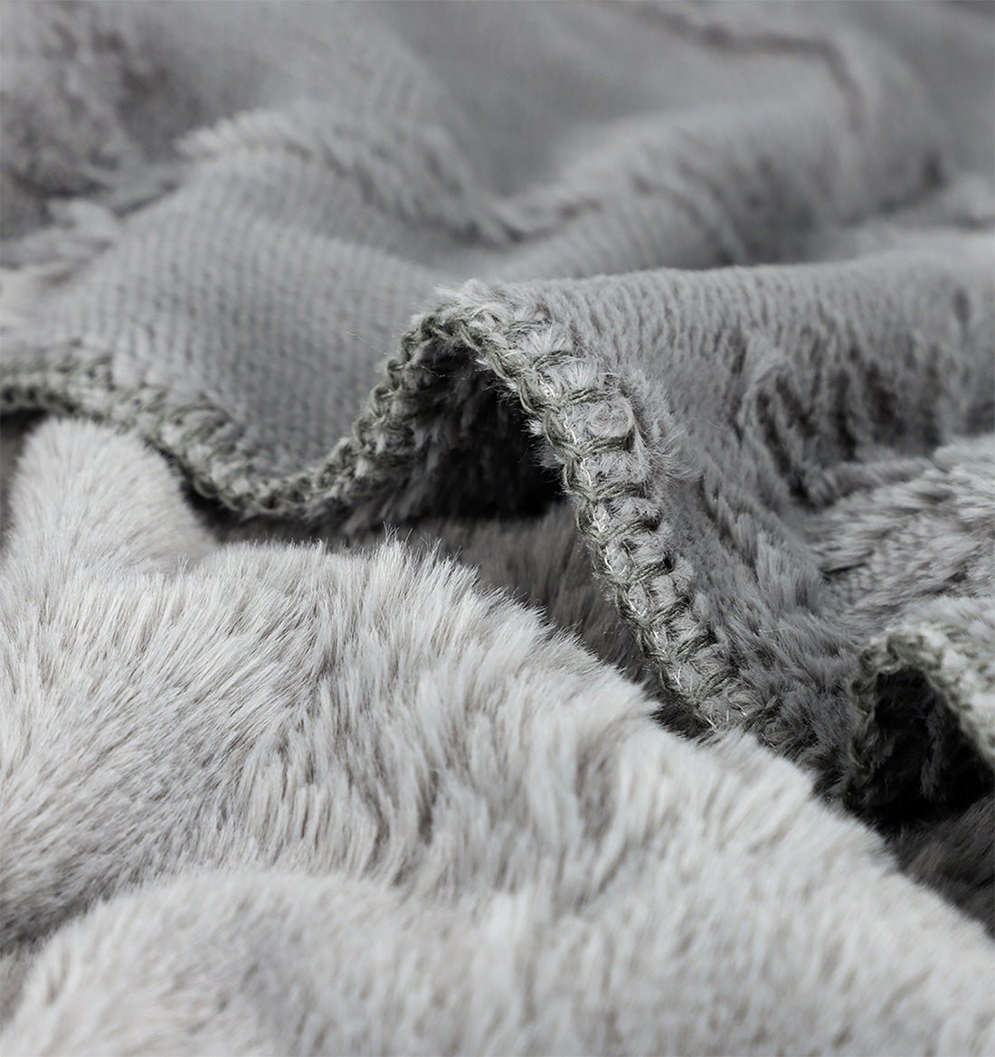 Fleece Plaid JOOP! SUBLIME SILVER - HomeFashion