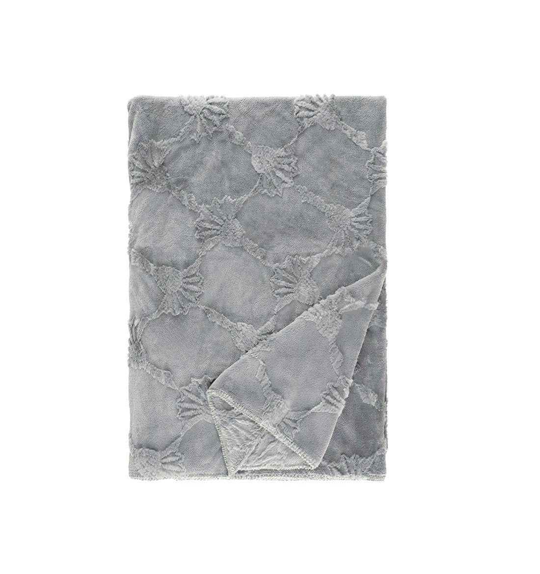 Fleece Plaid JOOP! SUBLIME SILVER - HomeFashion