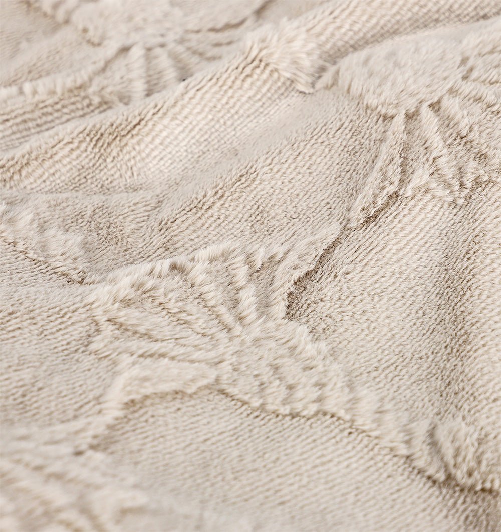 Fleece Plaid JOOP! SUBLIME TAUPE - HomeFashion
