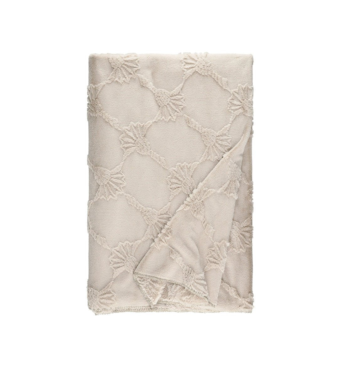 Fleece Plaid JOOP! SUBLIME TAUPE - HomeFashion