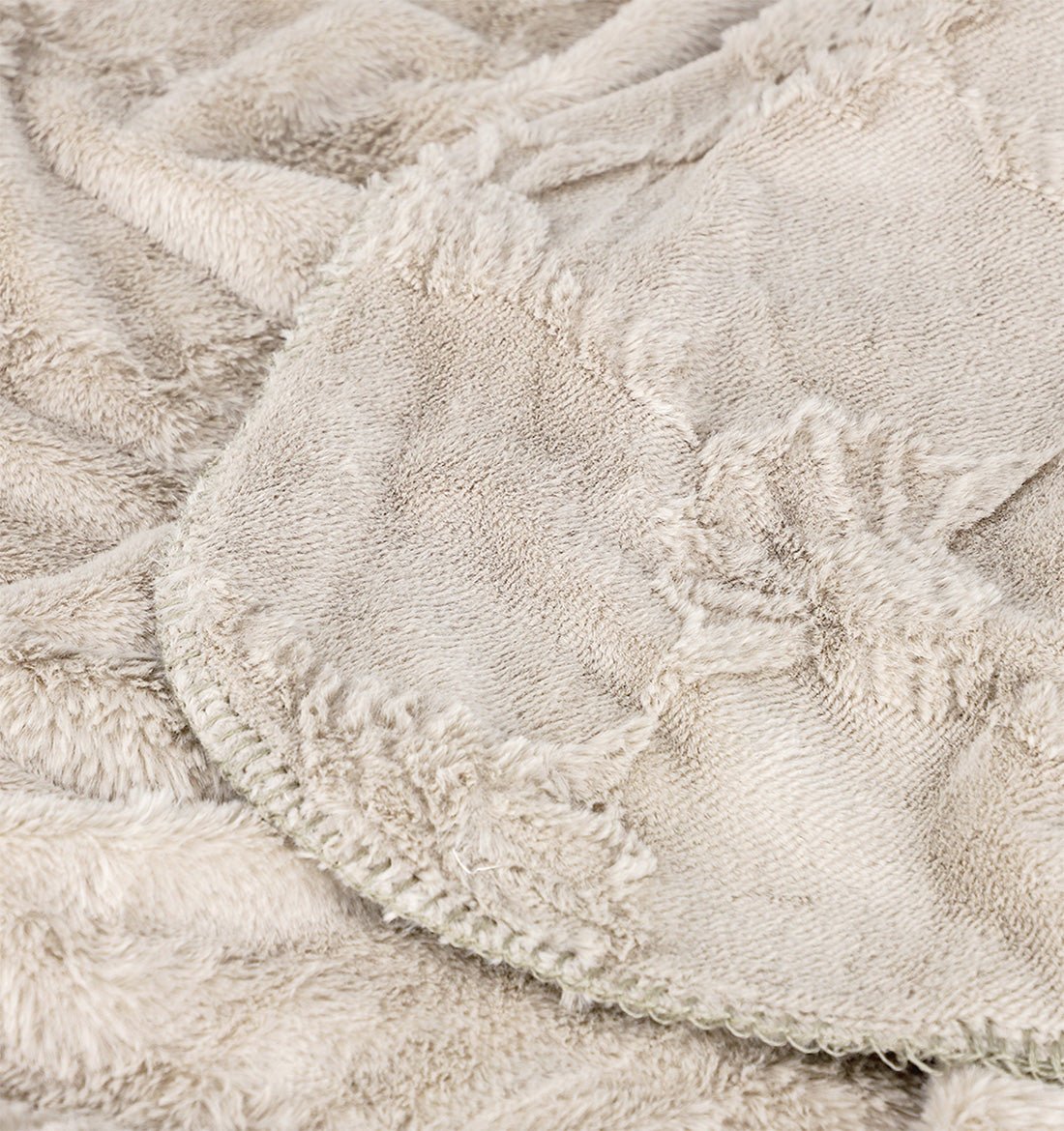 Fleece Plaid JOOP! SUBLIME TAUPE - HomeFashion