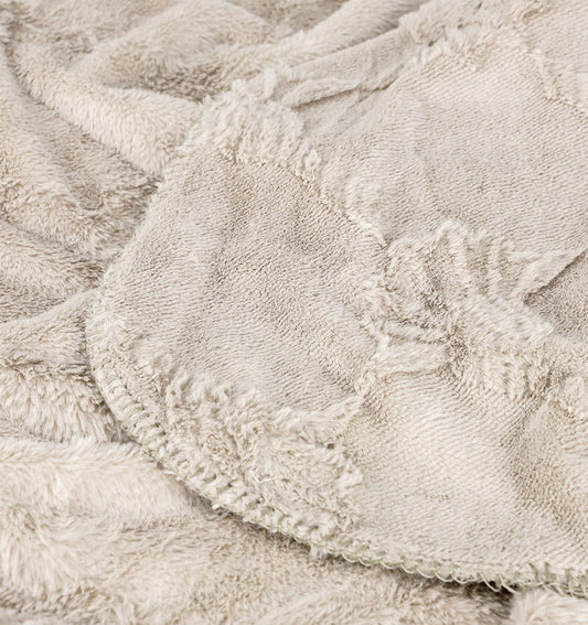 Fleece Plaid JOOP! SUBLIME TAUPE - HomeFashion