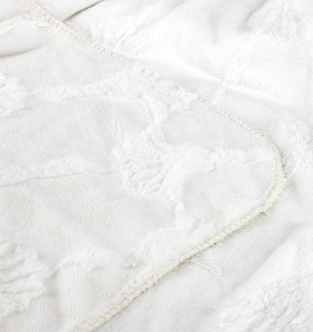 Fleece Plaid JOOP! SUBLIME WHITE - HomeFashion