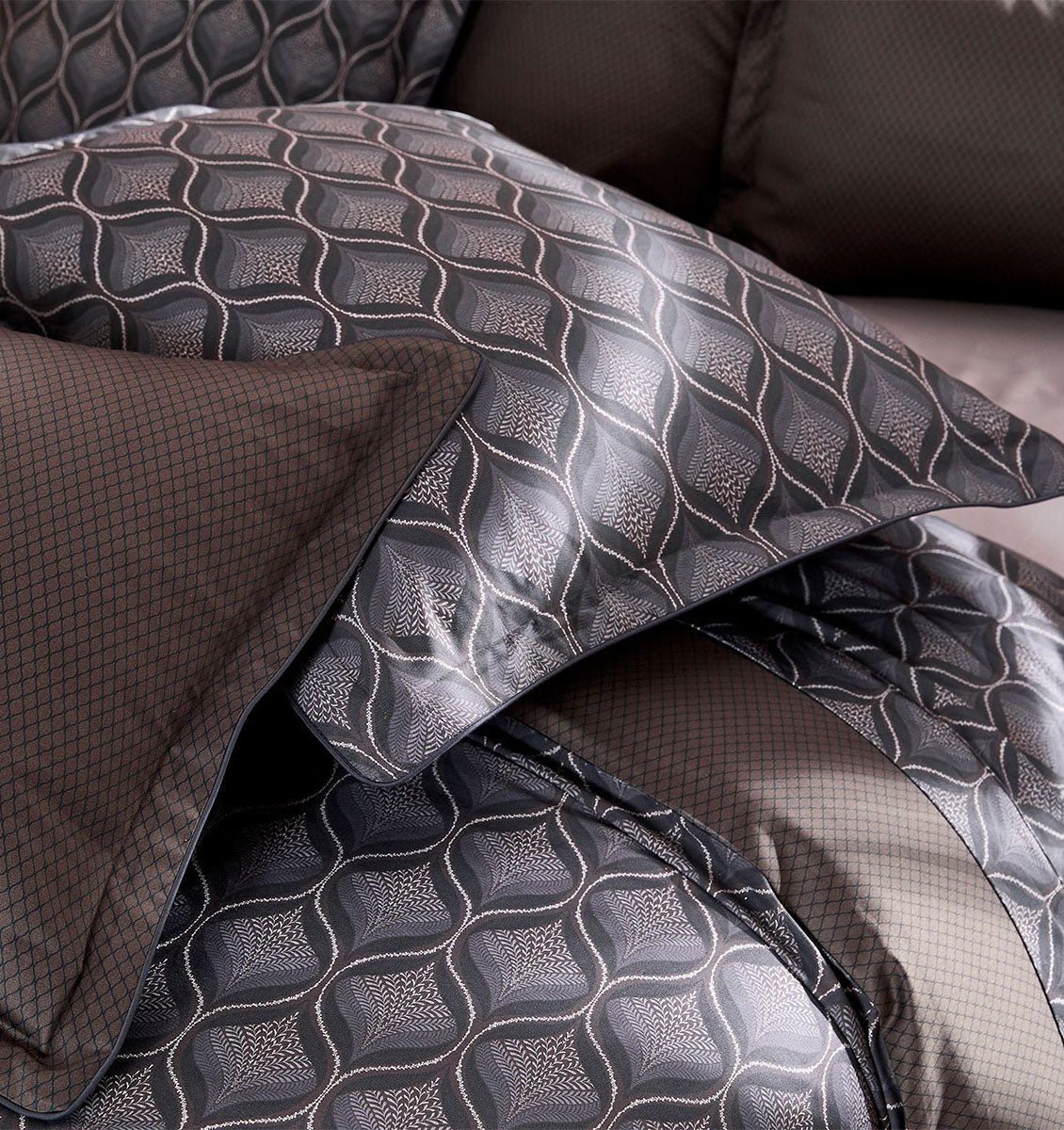French satin pillowcase BRAIDED QUARTZ - HomeFashion