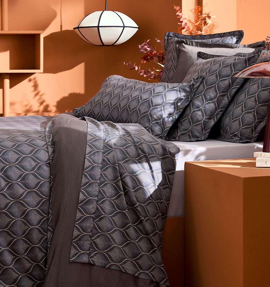French satin pillowcase BRAIDED QUARTZ - HomeFashion