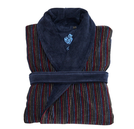 Organic cotton bathrobe MULTI STRIPES - HomeFashion