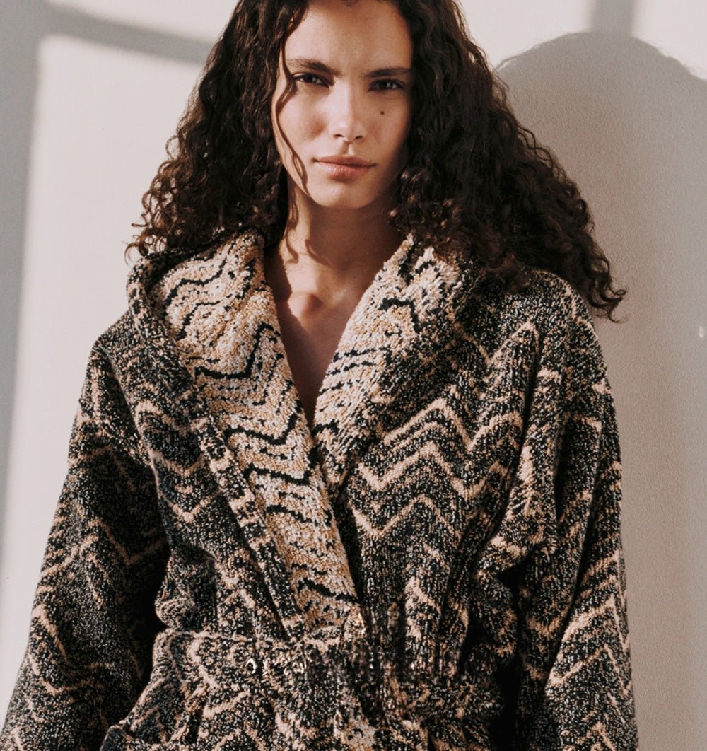 Hooded Bathrobe AZUL Missoni Home - HomeFashion