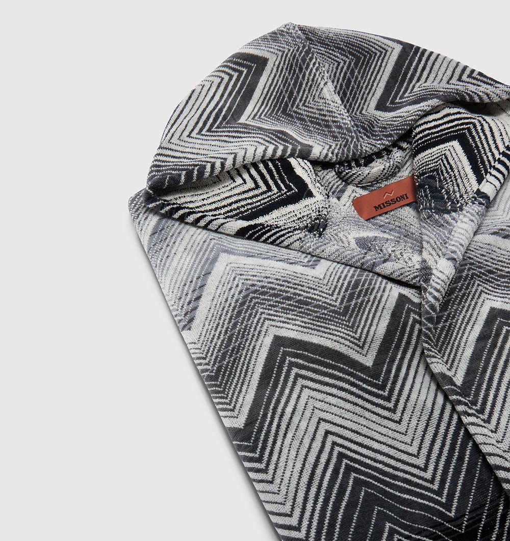 Hooded Bathrobe MAREA BLACK MISSONI HOME - HomeFashion
