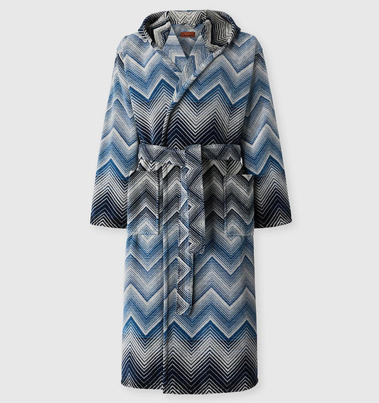 Hooded Bathrobe MAREA BLUE MISSONI HOME - HomeFashion
