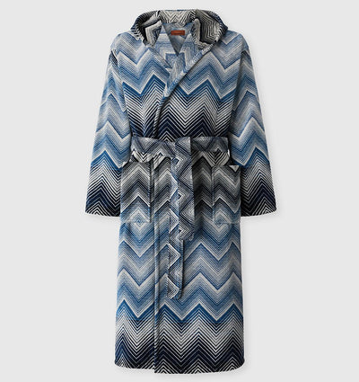 Hooded Bathrobe MAREA BLUE MISSONI HOME - HomeFashion