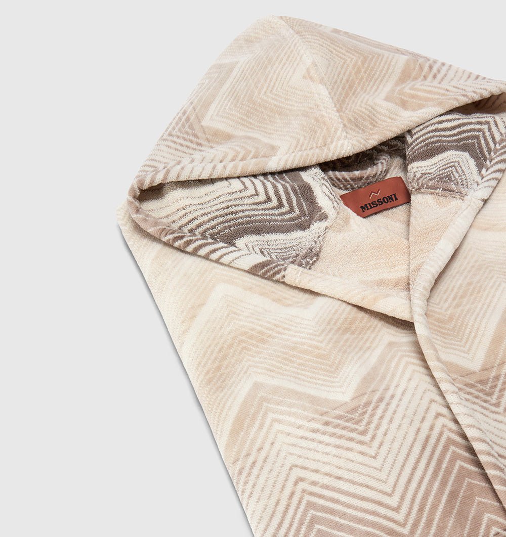 Hooded Bathrobe MAREA NATURAL MISSONI HOME - HomeFashion