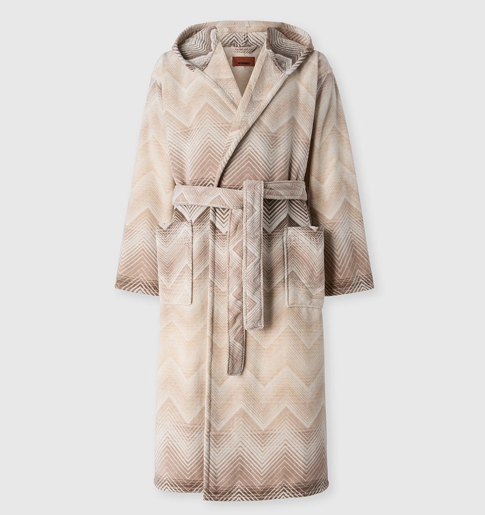 Hooded Bathrobe MAREA NATURAL MISSONI HOME - HomeFashion