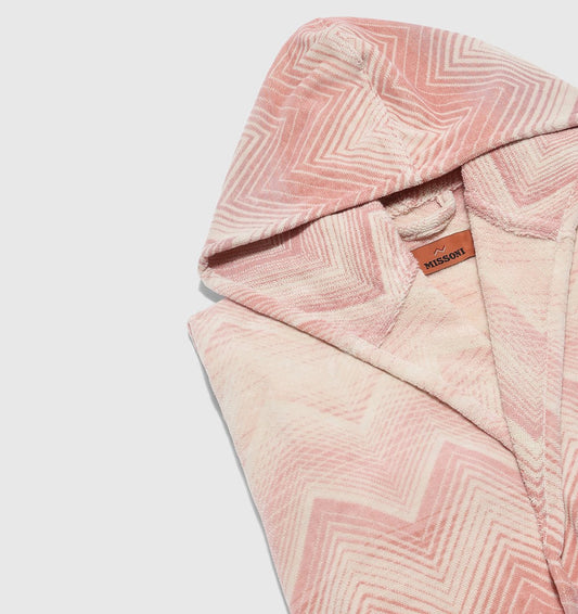 Hooded Bathrobe MAREA PINK MISSONI HOME - HomeFashion