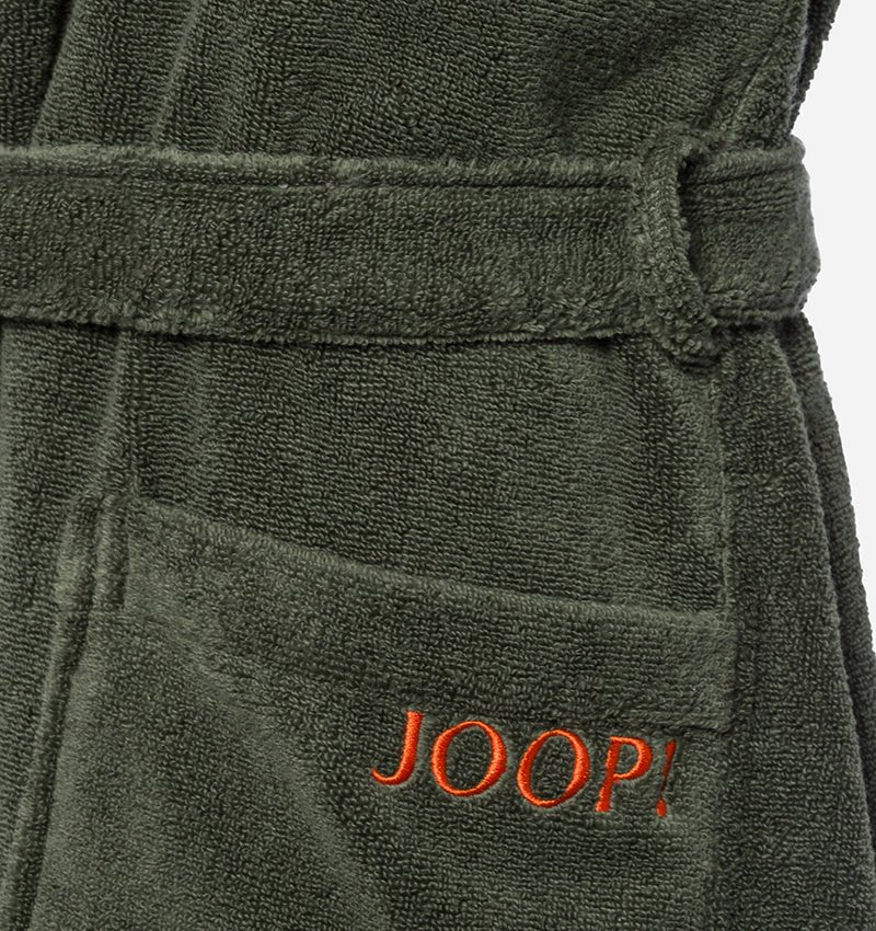 JOOP! Hooded Men's Bathrobe in Olive - HomeFashion