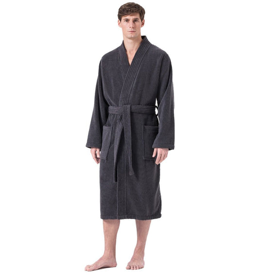 JOOP! Men's Bathrobe in Grey - HomeFashion